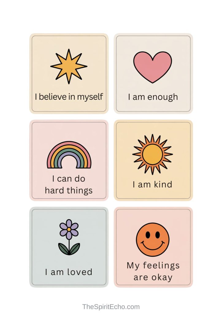mindfulness printables for kids