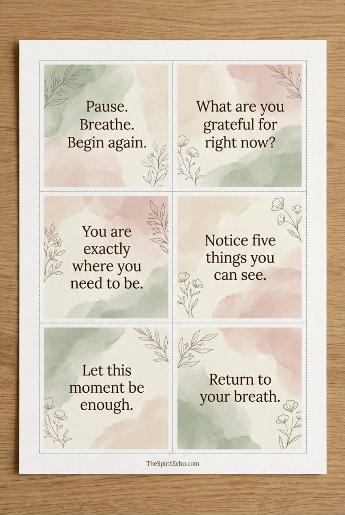 mindfulness cards