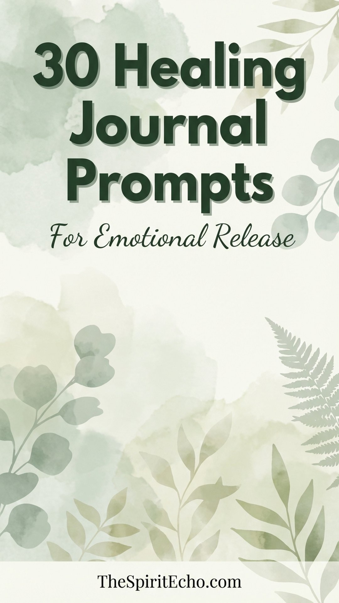 30 healing journal prompts for emotional release free printable