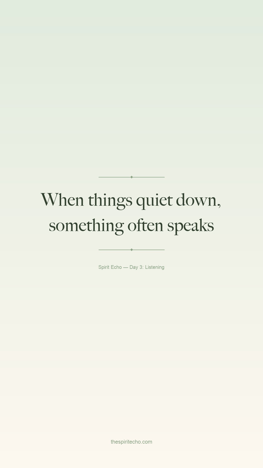 Spirit Echo Day 3 Pinterest pin