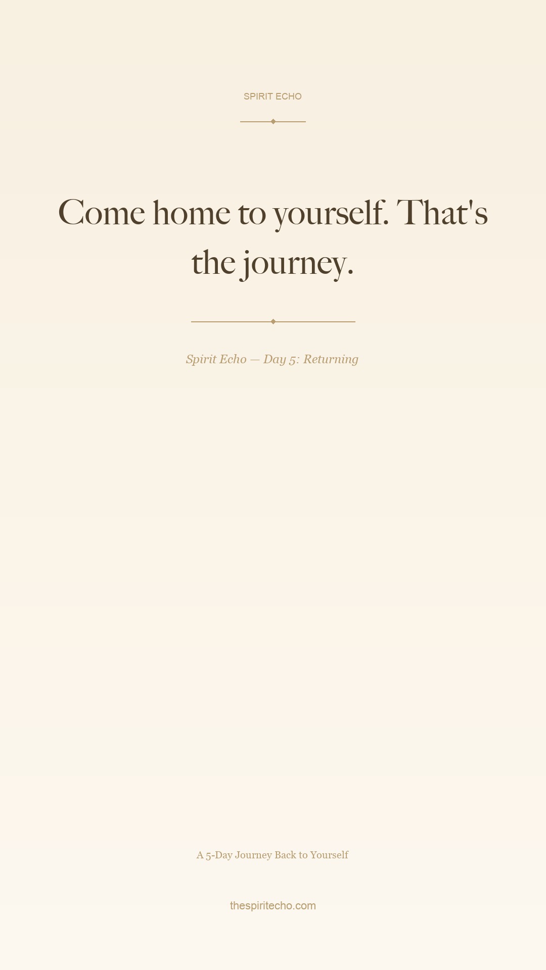 Spirit Echo Day 5 Pinterest pin