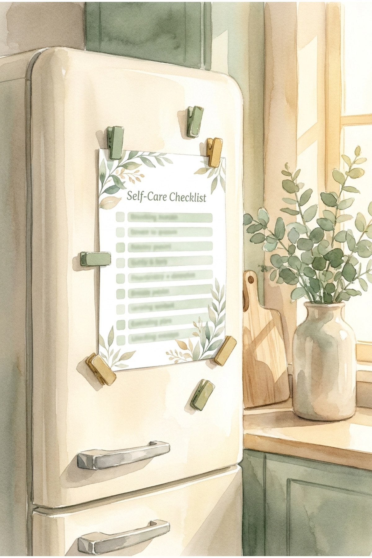 A soft gentle watercolor moment — thespiritecho.com