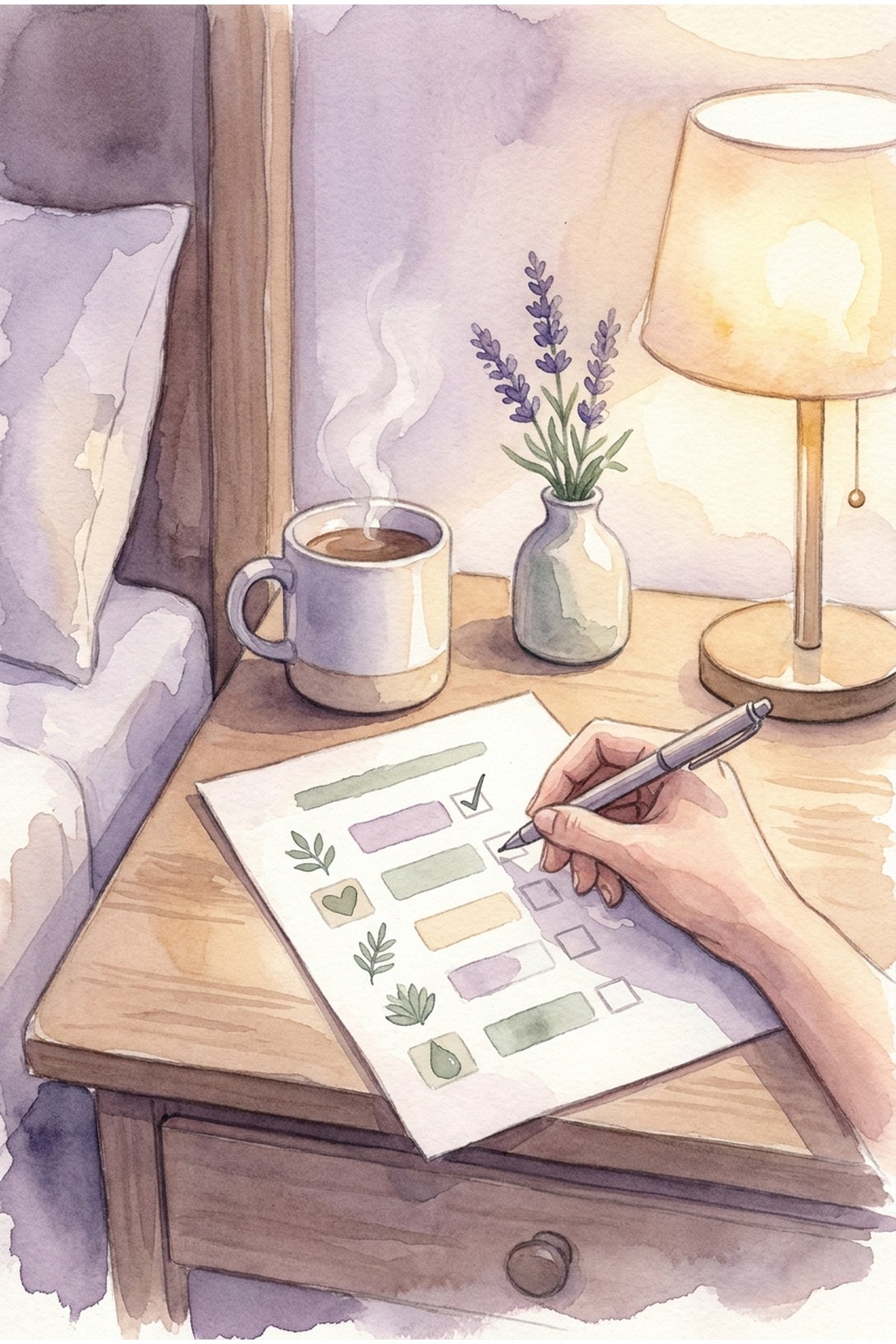 A soft gentle watercolor moment — thespiritecho.com