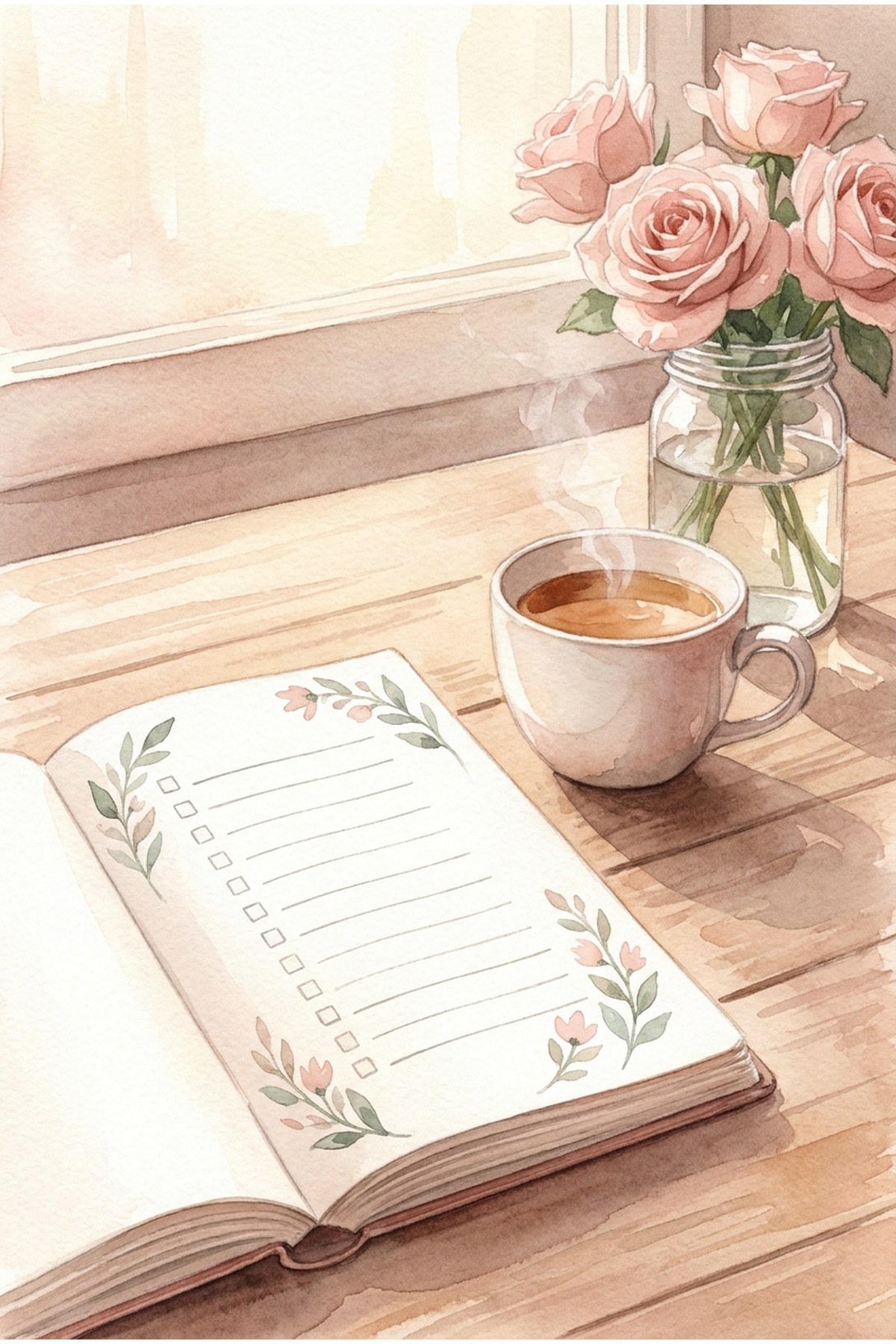 A soft gentle watercolor moment — thespiritecho.com