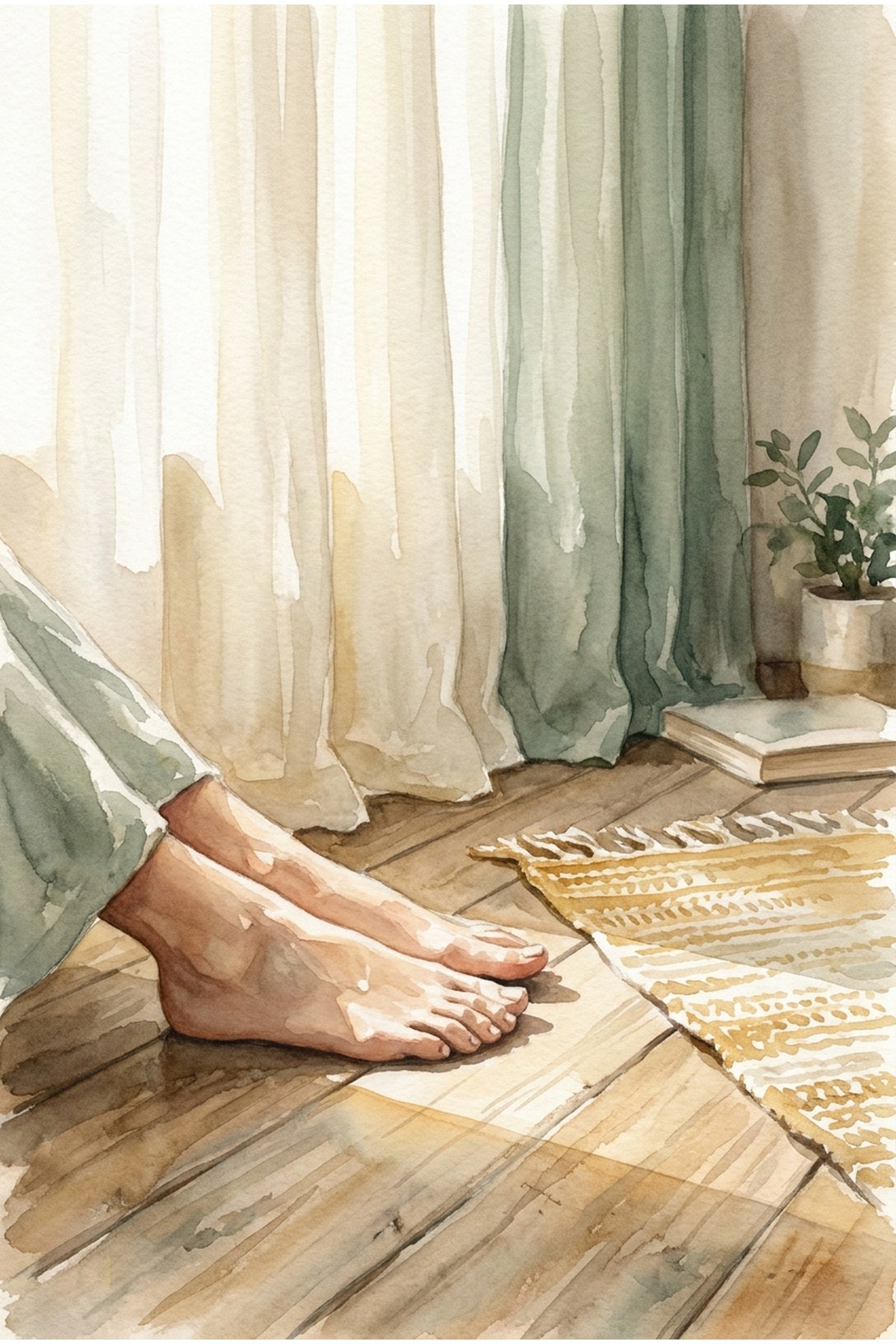 A soft gentle watercolor moment — thespiritecho.com