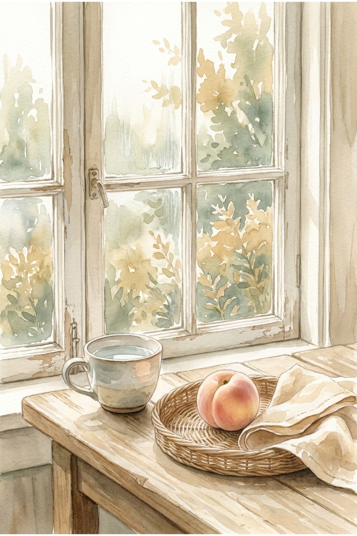 A soft gentle watercolor moment — thespiritecho.com