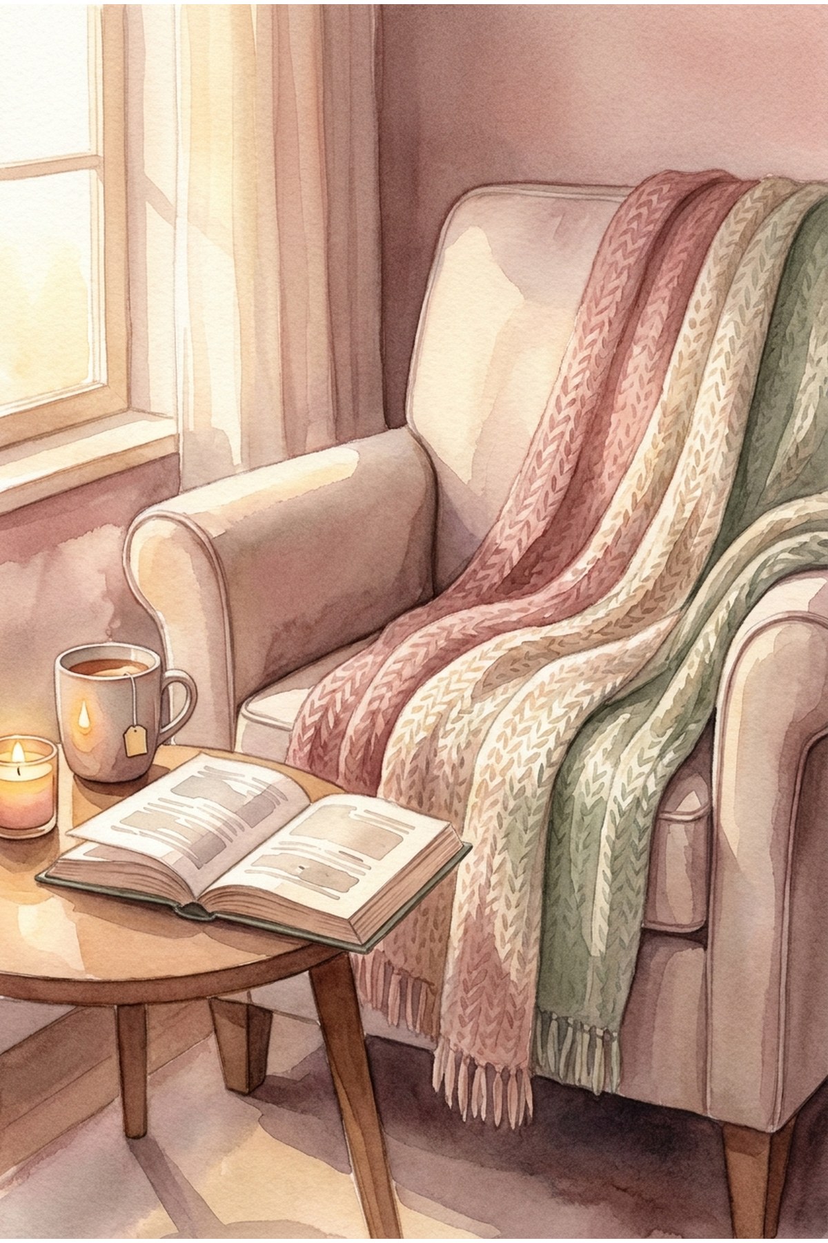 A soft gentle watercolor moment — thespiritecho.com