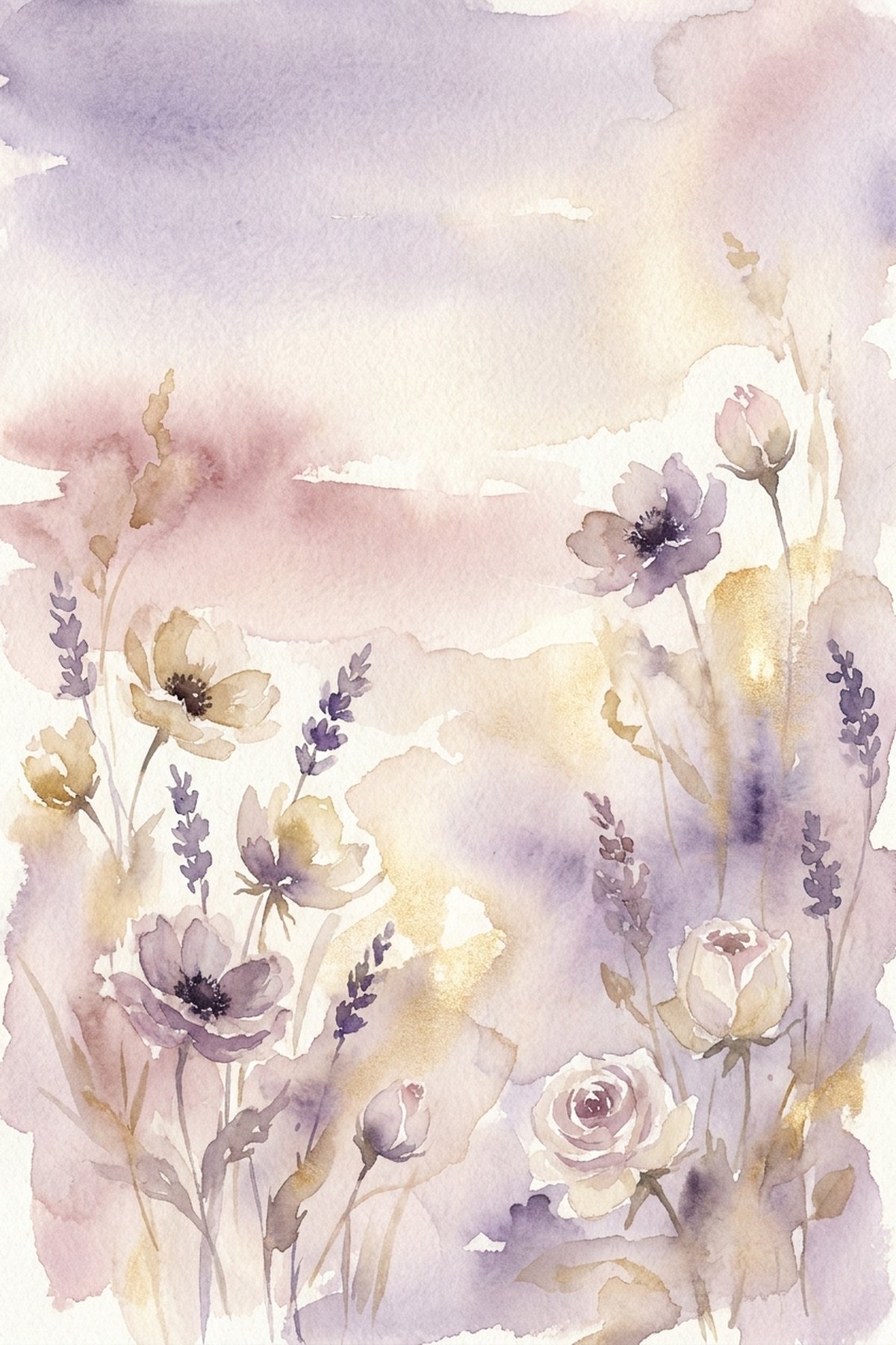 evening wind-down routine — gentle watercolour