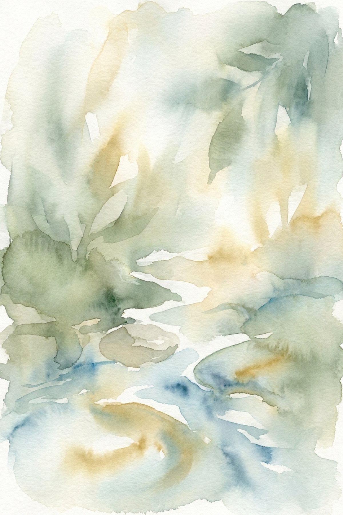 mid year reset journal prompts — gentle watercolour