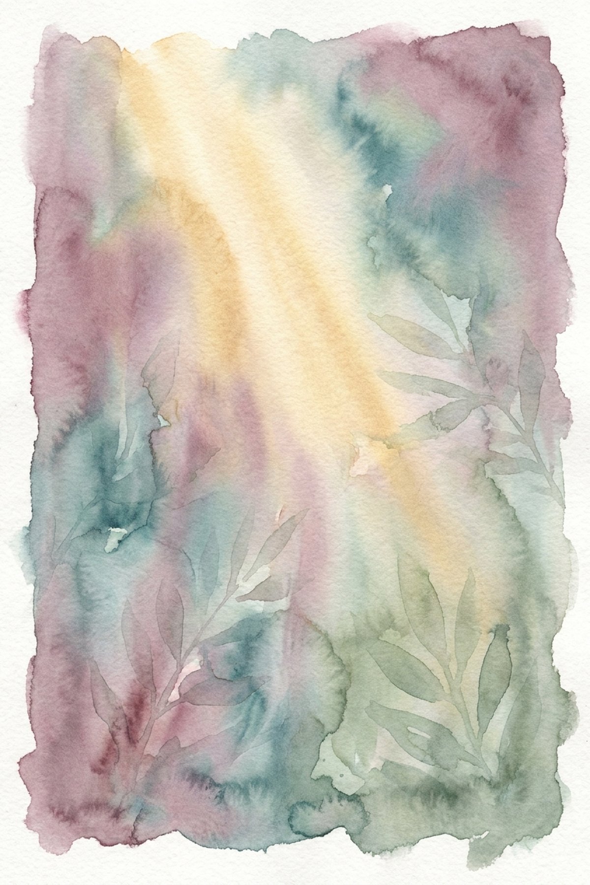 somatic exercises for anxiety — gentle watercolour