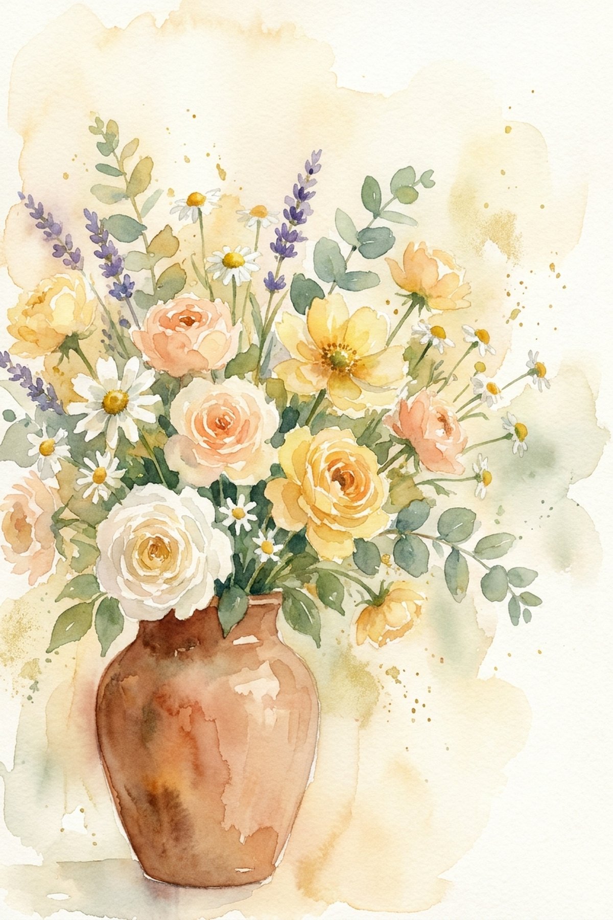 summer solstice journal prompts — gentle watercolour