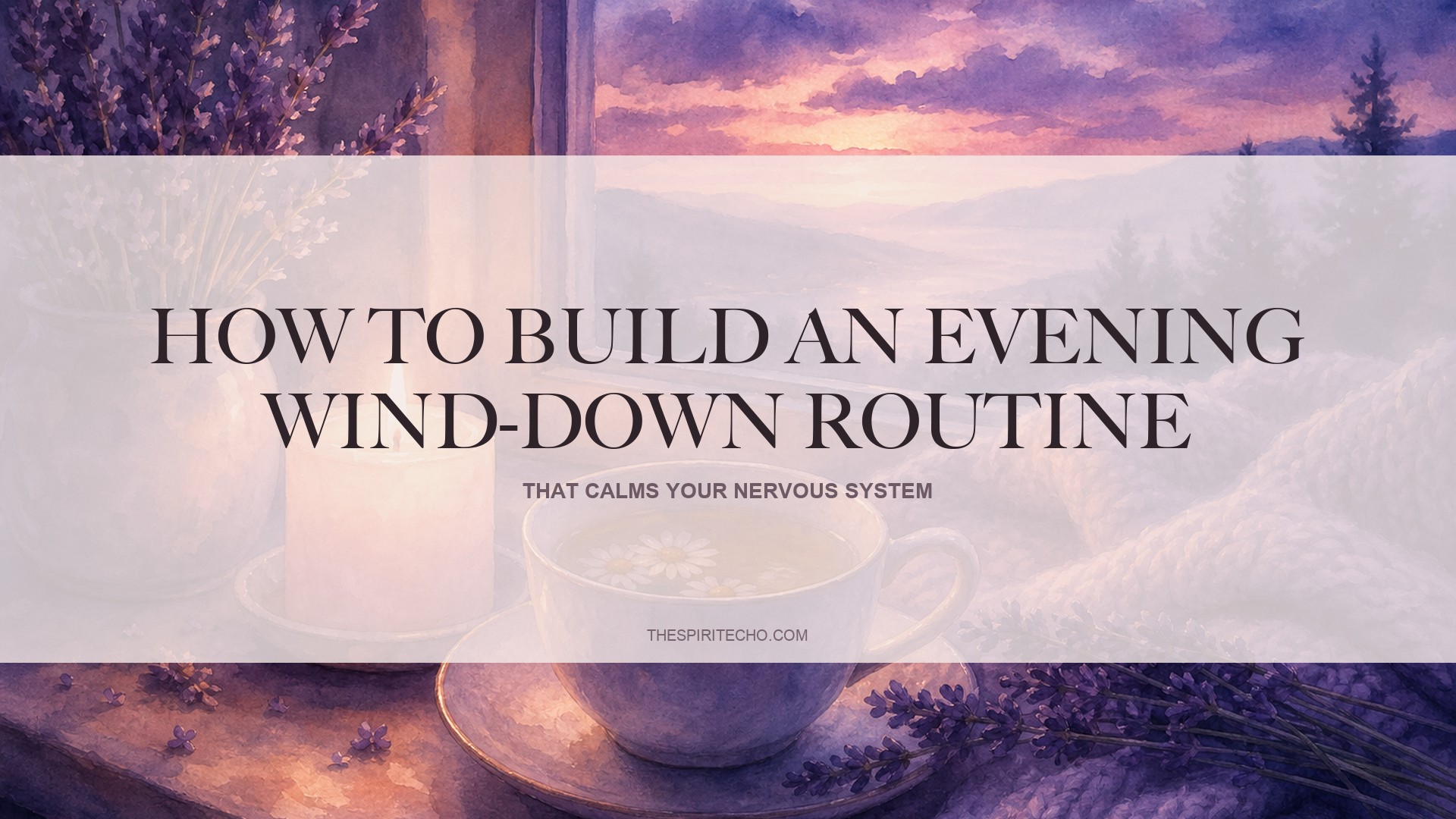How to Build an Evening Wind-Down Routine That Calms Your Nervous System