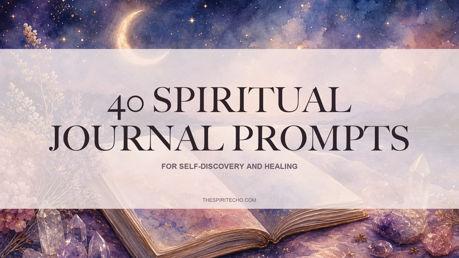 40 Spiritual Journal Prompts for Self-Discovery and Healing